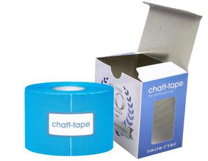 Chatt-Tape tama do kinesiotapingu 5cm rolka 5m niebieska