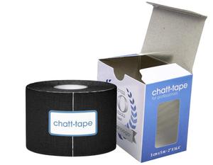 Chatt-Tape 5003 czarna tama baweniana do kinesiotapingu rolka 5cm x 5m - 2860516532