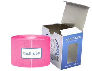 Chatt-Tape 5004 róowa tama baweniana do kinesiotapingu rolka 5cm x 5m