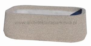 Donica betonowa owalna 160x110x50 77267 (donice parkowe id: 448) - 2675845170