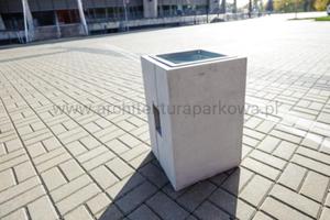 Kosz betonowy ROMA 40L (beton architektoniczny) - 2675845232