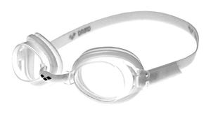 Okulary Arena Bubble jr III white - Kawowy - 2654404951