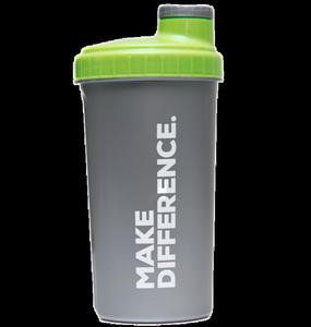 Shaker Trec 700 ml silver-lime MAKE DIFFERENCE - 2654407474