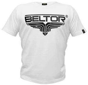 Beltor-T-shirt Fight brand Classic biay - Kawowy - 2654410058