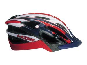 Kask MTB Lazer REVOLUTION 57-62cm red  white blue - Czerwono-biao-niebieski - 2654401085