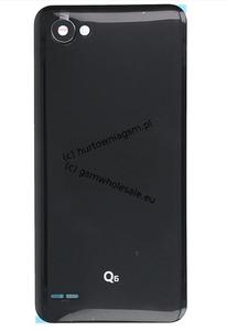 LG Q6 M700N - Oryginalna klapka baterii czarna - 2858351130