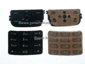 Nokia 5300 - Oryginalna klawiatura czarna - 2822145373