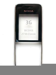 Nokia 2730c - Oryginalna obudowa przednia srebrna - 2822145980