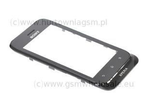 Sony Xperia Tipo ST21i - Oryginalna obudowa przednia z ekranem dotykowym czarna - 2822148693