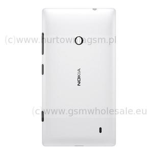 Nokia Lumia 520/525 - Oryginalna klapka baterii biaa - 2822148757