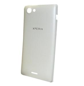 Sony Xperia J ST26i - Oryginalna klapka baterii biaa - 2822148989