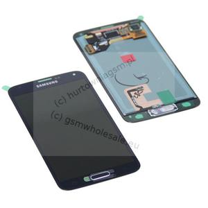 Samsung SM-G900F Galaxy S5/SM-G901F/SM-G900FD - Oryginalny front z wywietlaczem i ekranem dotykowym czarny - 2822150135