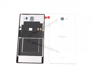 Sony Xperia M2 D2302/D2303/D2305/D2306 - Oryginalna klapka baterii biaa - 2822150559