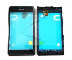 Sony Xperia E1 D2005 - Oryginalny front z ekranem dotykowym czarny