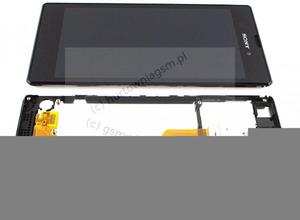 Sony Xperia T3 D5102/D5103/D5106 - Oryginalny front z wywietlaczem i ekranem dotykowym czarny - 2822150767