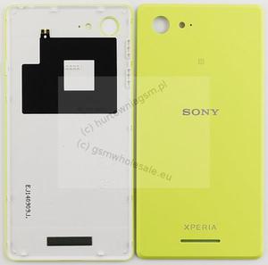 Sony D2202/D2203/D2206 Xperia E3 - Oryginalna klapka baterii limonkowa - 2822151078