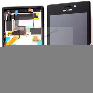 Sony Xperia M2 D2303/D2305/D2306 - Oryginalny front z wywietlaczem i ekranem dotykowym czarny - 2836693543