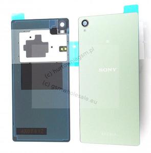 Sony Xperia Z3 D6603/D6653 - Oryginalna klapka baterii srebrno-zielona - 2822151171