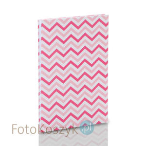 Album TS Leporello 15x21 chevron r (5 biaych kart) - 2825514082