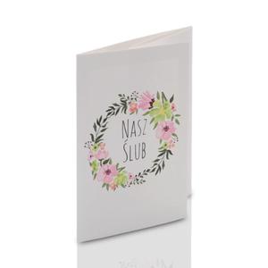 Mini-Album TS Nasz lub kwiaty na dwa zdjcia 15x21 plus zakadka - 2873594215