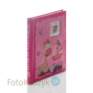 Album na zdjcia dziecice Muzzle pink (20 stron pod foli) - 2860625127