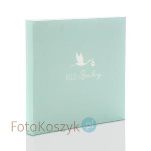 Album dziecicy na zdjcia wklejane Goldbuch bocian niebieski (tradycyjny 60 biaych stron) - 2866082936