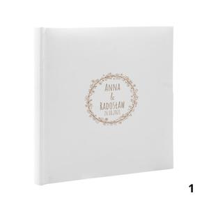 Album lubny wklejany 20 kremowych stron, personalizowany, 5 wzorw - 2875502650