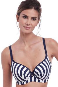 Cte D'Azur - Fantasie Swim - usztywniany biustonosz kpielowy 6740 - granat i biel - 2875849319