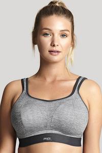 Non Wired Sports Bra - Panache Sport - biustonosz 7341 - charcoal marl - 2859804045