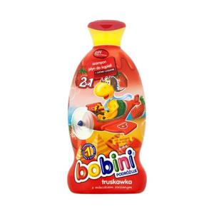 Bobini 2w1 Szampon i pyn do kpieli truskawka z mleczkiem owsianym 400ml - 2827384801