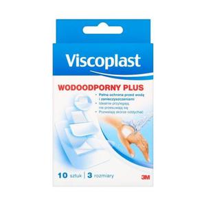 Viscoplast Wodoodporny Plus Plastry 10 sztuk - 2837604954