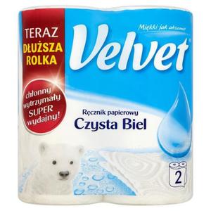 Velvet Czysta Biel Rcznik papierowy 2 rolki - 2827386720