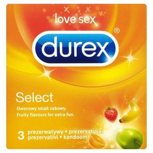 Durex Select Prezerwatywy 3 sztuki - 2827383883