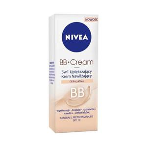 NIVEA BB Cream 5w1 Upikszajcy krem nawilajcy cera jasna 50ml - 2834486486