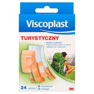 Viscoplast Turystyczny Zestaw plastrw z opatrunkiem 24 sztuki - 2837405955