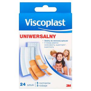 Viscoplast Uniwersalny Zestaw plastrw z opatrunkiem 24 sztuki - 2838836082