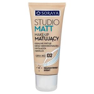 Soraya Studio Matt Make-up matujcy 02 ciepy be 30ml - 2827387079