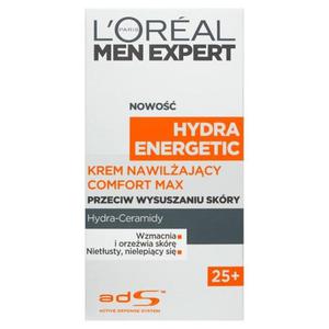 L'Oral Paris Men Expert Hydra Energetic 25+ Krem nawilajcy Comfort Max 50ml - 2827387364