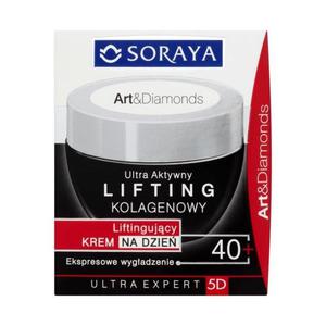 Soraya Art and Diamonds Ultra Aktywny Lifting Kolagenowy 40+ Liftingujcy krem na dzie 50ml - 2840486744