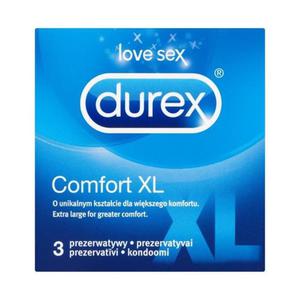 Durex Comfort XL Prezerwatywy 3 sztuki - 2842409418