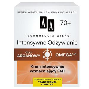 AA Technologia Wieku 70+ Intensywne Odywianie Krem intensywnie wzmacniajcy 24H 50ml - 2827387531