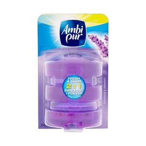 Ambi Pur 2 w 1 wieo i Poysk Lavender and Rosemary Odwieacz w pynie do toalet 3 x 55ml - 2836208988