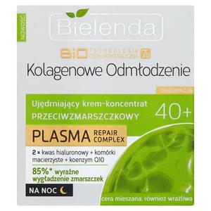 Bielenda Kolagenowe Odmodzenie 40+ Ujdrniajcy krem-koncentrat przeciwzmarszczkowy na noc 50ml - 2827387696