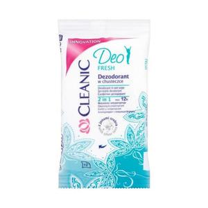 Cleanic Deo Fresh Dezodorant w chusteczce 12 sztuk - 2836015467