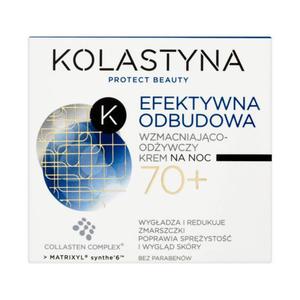 Kolastyna Efektywna Odbudowa 70+ Wzmacniajco-odywczy krem na noc 50ml - 2827388017