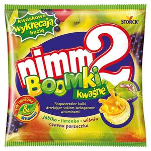 nimm2 Boomki kwane Rozpuszczalne kulki strzelajce sokiem wzbogacone witaminami 90g - 2836405292