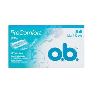 O.B. ProComfort Light Days Tampony 16 sztuk - 2827388519