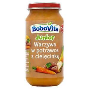 BoboVita Junior Warzywa w potrawce z cielcin 1-3lata 250g - 2846388943