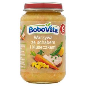 BoboVita Warzywa ze schabem i kluseczkami po 9 miesicu 190g - 2846388952