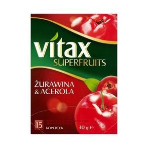 Vitax Superfruits urawina i Acerola Herbata zioowo-owocowa 30g (15 kopertek)